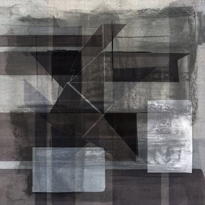 Geometrische lagen – Abstract door cartissi