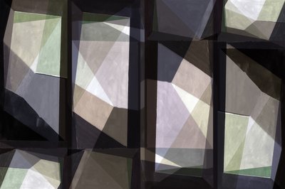 Geometrisch raamlicht door cartissi