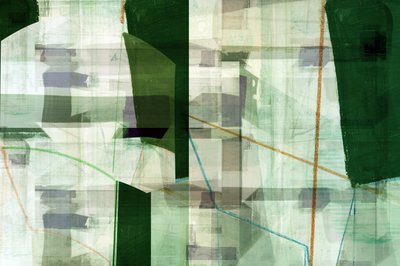 Groene geometrische lagen door cartissi