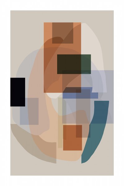 Gelaagde abstracte vormen door cartissi