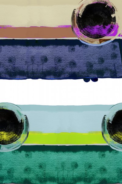 Gelaagde kleuren en cirkels door cartissi