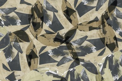 Gelaagde geometrische bladeren door cartissi