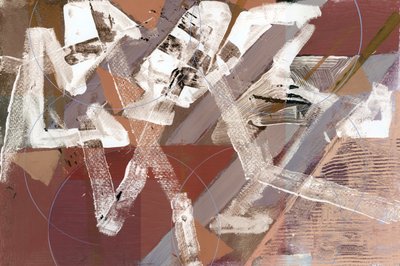 Moderne abstracte penseelstreken door cartissi