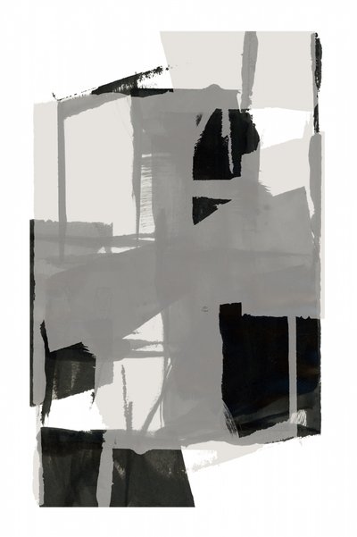 Monochrome abstracte vormen door cartissi