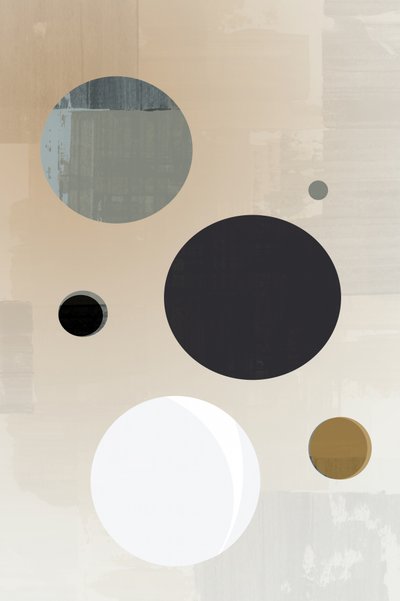 Gedempte abstracte cirkels door cartissi