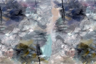 Ingetogen abstracte stroming door cartissi
