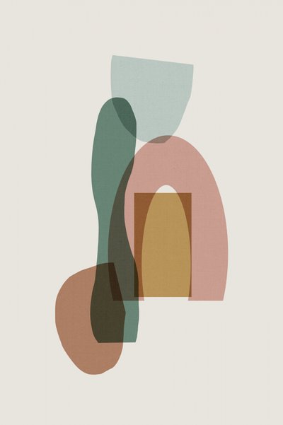 Ingetogen abstracte vormen door cartissi