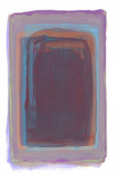 Ingetogen, gelaagde abstracte kunst door cartissi