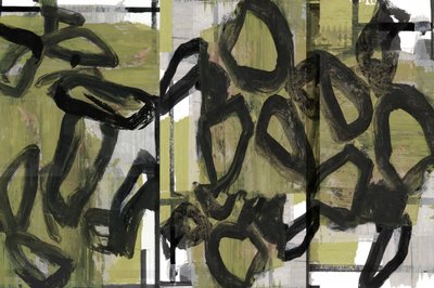 Biologische olijfolie-abstractie door cartissi