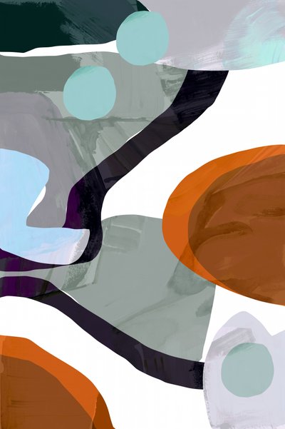 Abstracte organische vormen door cartissi