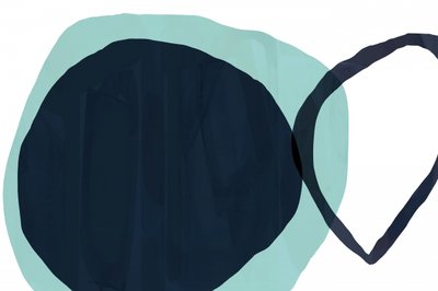 Overlappend blauwgroen door cartissi