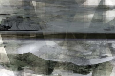 Rustgevend gelaagd landschap door cartissi