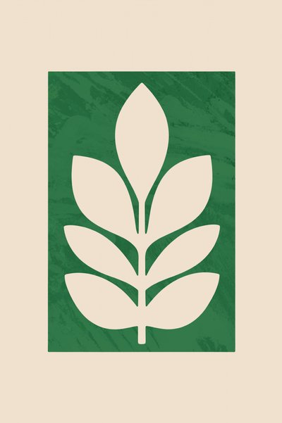 Eenvoudige botanische stengel door cartissi