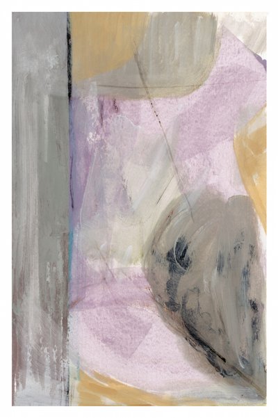 Subtiel lavendelkleurig goud, abstract door cartissi