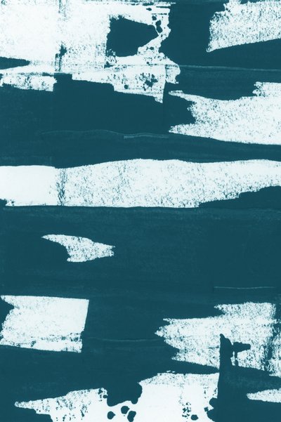 Abstracte streken in blauwgroen door cartissi