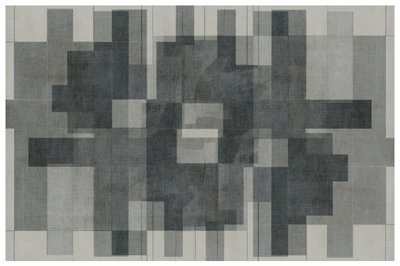 Geometrisch ontwerp in ton-sur-ton door cartissi
