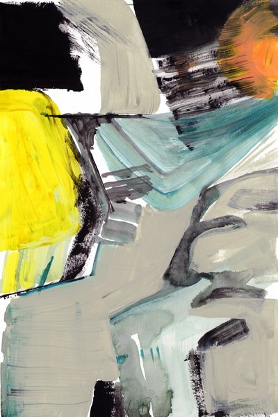 Levendige abstracte energie door cartissi