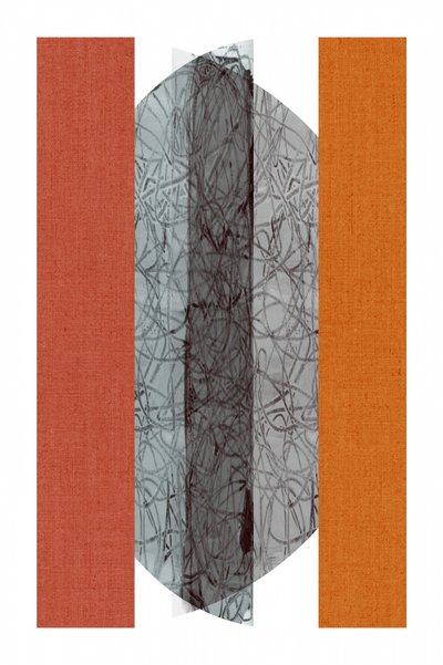 Warme abstracte compositie door cartissi