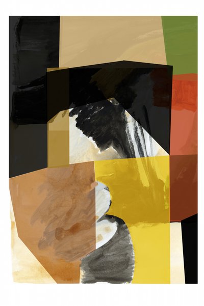 Warme abstracte vormen door cartissi