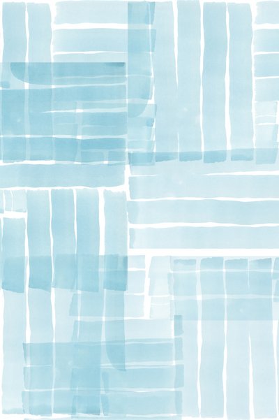Aquarelblauwe strepen door cartissi