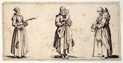 Drie figuren door Kosma Sergejewitsch Petrow Wodkin