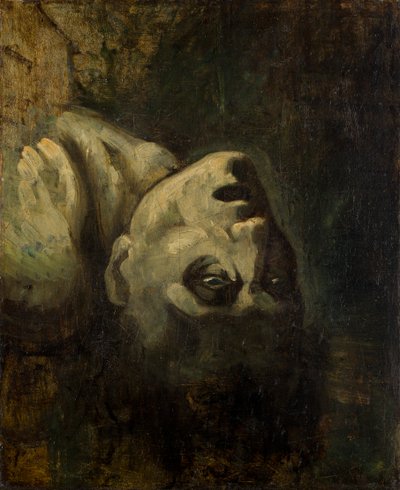 Hoofd van een verdronken man door circle of Théodore Géricault