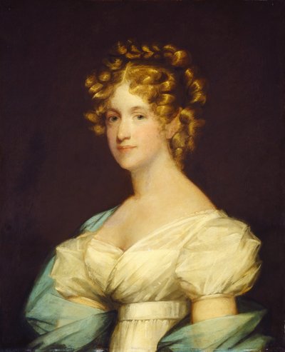 Charlotte Morton Dexter (Mevrouw Andrew Dexter) door completed by an unknown artist Gilbert Stuart