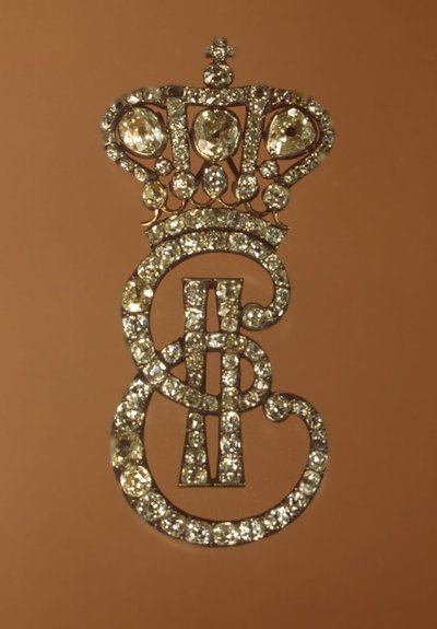 Monogram van Catharina II voor de hofdames, tussen 1775 en 1780 door decorations and medals Orders