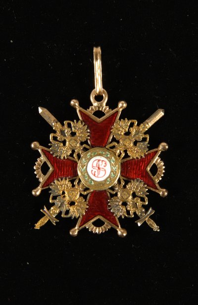 Het insigne van de Orde van Sint Stanislaus, Derde Klasse door decorations and medals Orders