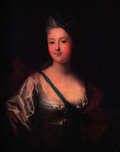 Portret van Angélique Debargues door Ádam Mányoki