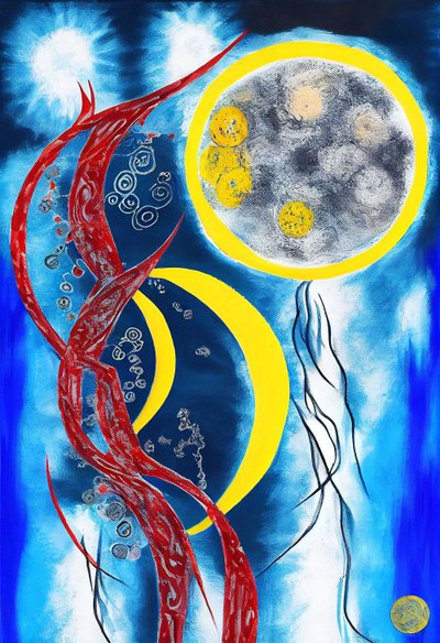 Harmonie van de maan door F. Abderrahim