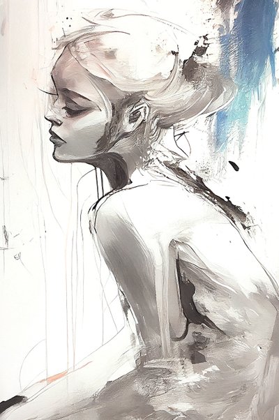 Vrouw, modern romantisme door F. Abderrahim