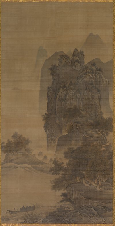 Landschap door follower of Sesshū Tōyō