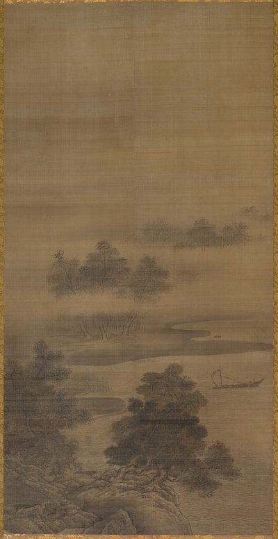 Landschap door follower of Sesshū Tōyō