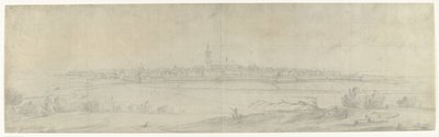 Gezicht op Naarden, 1672 (series title) door frères Moreau