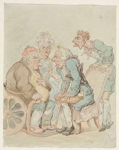 Dokter door imitator of Thomas Rowlandson