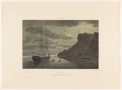 Fort Nassau en het Schottegat Curaçao. Het Fort Nassau en een gedeelte van het Schottegat door jonkheer Jacob Eduard van Heemskerck