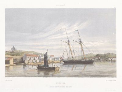 Legplaats voor oorlogsschepen in de haven van Curaçao door jonkheer Jacob Eduard van Heemskerck