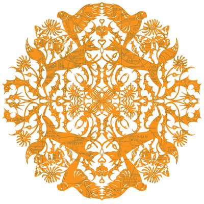 Circus, 2012 (zeefdruk) door julia McKenzie