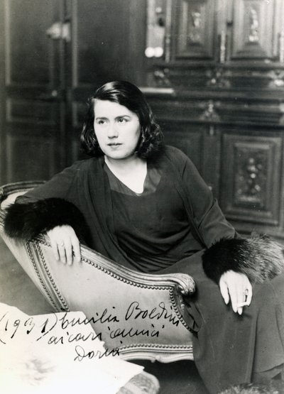 Emilia Cardona Boldini in Parijs in 1931, vrouw van Giovanni Boldini door Theodore Charles Ange Coquelin