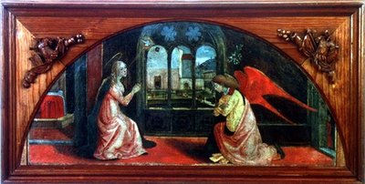 Aankondiging door or di Giovanni Monte del Fora
