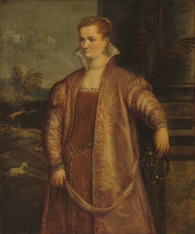 Irene di Spilimbergo door possibly begun by Gian Paolo Pace Assistant of Titian