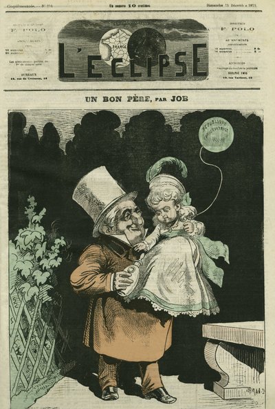 Een goede vader, Adolphe Thiers, Franse historicus en staatsman door pseudonym for Onfray de Breville Jacques Job