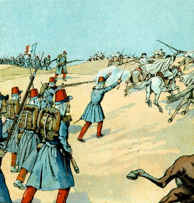 Verovering van Algerije door het Franse leger in 1830 door pseudonym for Onfray de Breville Jacques Job