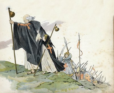 Eerste Kruistocht: Peter de Kluizenaar (1050-1115) leidt de Kruistocht met de kreet 