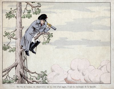 Van het eiland Lobau, in observatie (Slag bij Essling) door pseudonym for Onfray de Breville Jacques Job