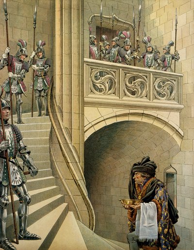 Geschiedenis van Frankrijk in de Middeleeuwen: Olivier Le Dain (of Le Daim) door pseudonym for Onfray de Breville Jacques Job