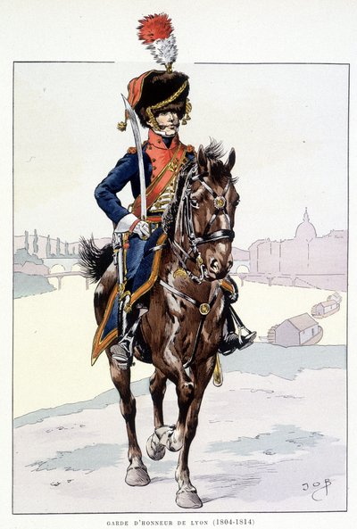 Ruiter van de erewacht van Lyon (1804-1814) - in 
