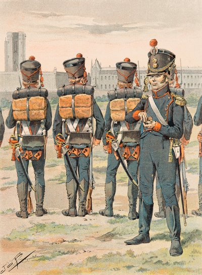 Franse troepen door de tijden heen: Voetartillerie (1812) door pseudonym for Onfray de Breville Jacques Job