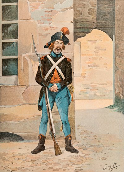 Franse troepen te allen tijde: 1e legioen des francs (1796) door pseudonym for Onfray de Breville Jacques Job